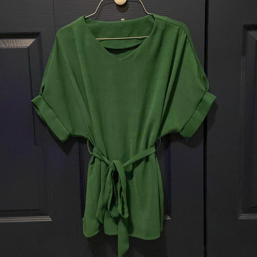 Dark Green Top